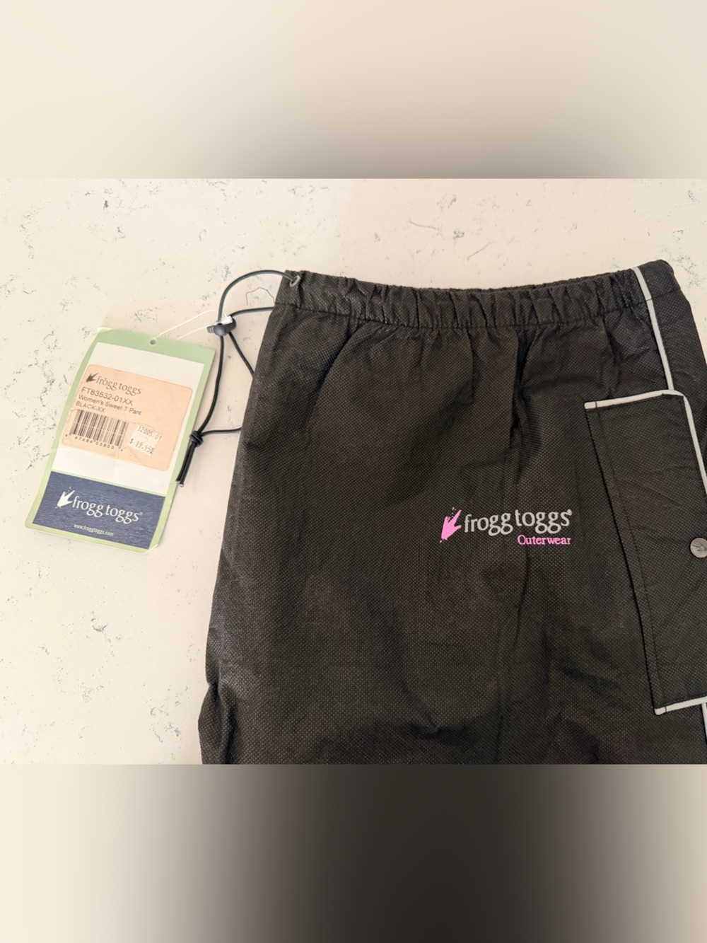 Frogg Toggs NWT Women’s Sweet T Rain/Outerwear Pants 2XL Black Reflective